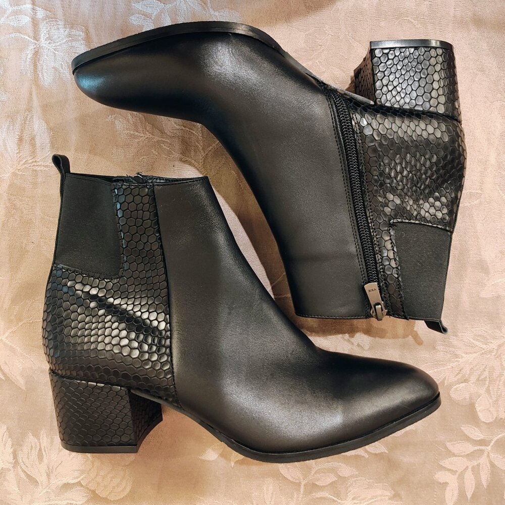 Spring Step Leather Ankle Booties, Size EU 40, Excellent Used Condition! (EUC) - Picture 1 of 7
